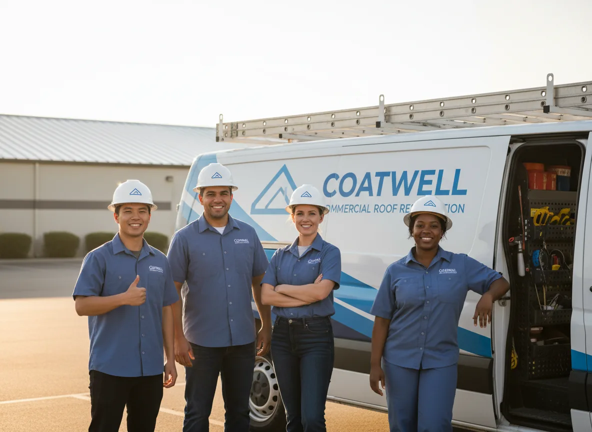 Commercial roof coating company in Sudbury, MA